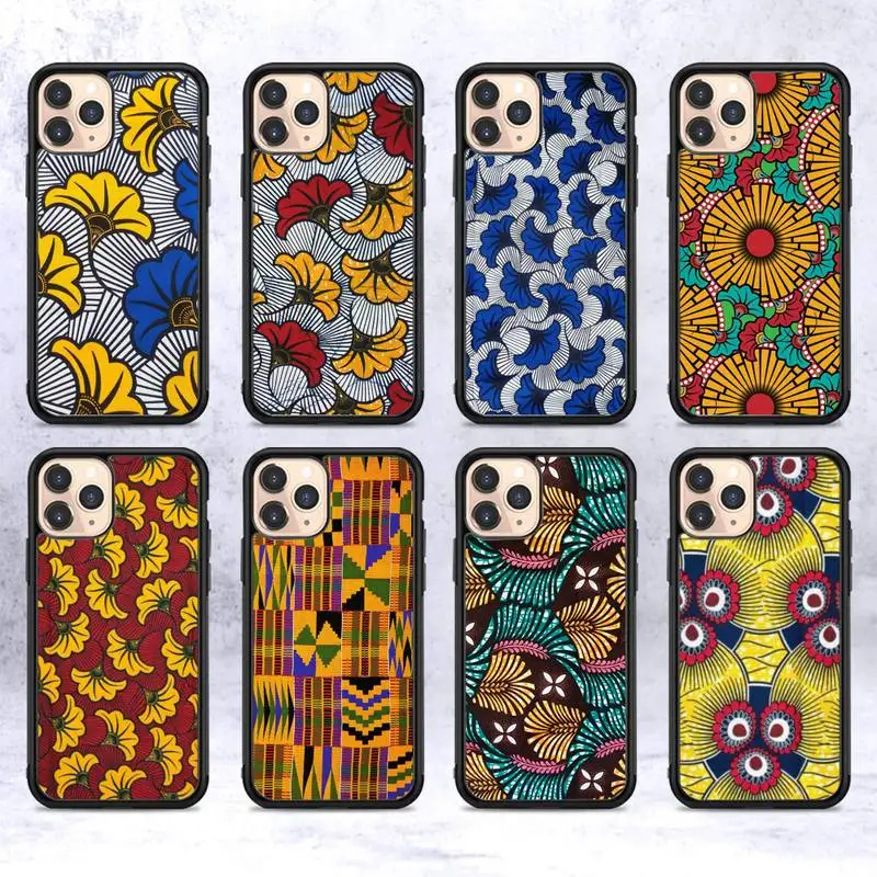 African style fabric print Phone Case Silicone PC+TPU Case for iPhone 11 12 13 Pro Max 8 7 6 Plus X SE XR Hard Fundas
African style fabric print Phone Case Silicone PC+TPU Case for iPhone 11 12 13 Pro Max 8 7 6 Plus X SE XR Hard Fundas