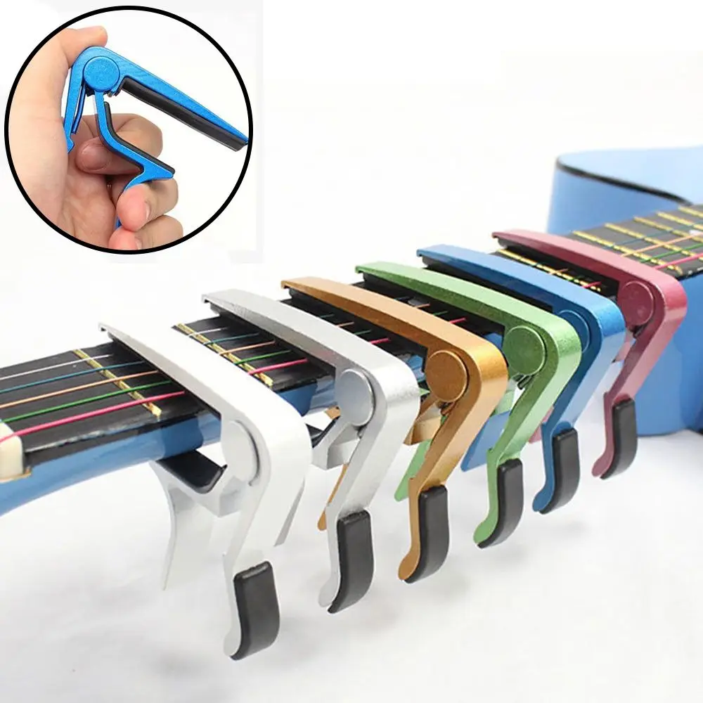 Durable Acoustic/Electric/Classic Spring Trigger Replacement Quick Change Guitar Capo Aluminium Alloy Key Clamp
Durable Acoustic/Electric/Classic Spring Trigger Replacement Quick Change Guitar Capo Aluminium Alloy Key Clamp