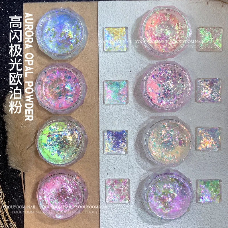 Net 0.2g Aurora Chameleon Nail Flakes Sparkle Irregular Foil Opal Flakes Resin Filling Colorful Gel Polish Manicure Decoration *
Net 0.2g Aurora Chameleon Nail Flakes Sparkle Irregular Foil Opal Flakes Resin Filling Colorful Gel Polish Manicure Decoration *