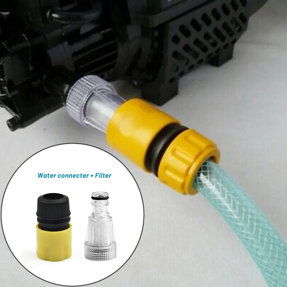 Water Connector Filter Set Plastic Filter Hose-Tap Water Adaptor Connector Fitting For Car Pressure Washer Accessories
Water Connector Filter Set Plastic Filter Hose-Tap Water Adaptor Connector Fitting For Car Pressure Washer Accessories