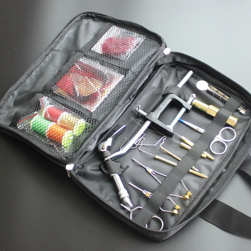 Universal With Vise Fly Tying Kit Whip Finisher 590g Approx.27*18cm DIY Tool Kit For Fly Anglers Lightweight Metal
Universal With Vise Fly Tying Kit Whip Finisher 590g Approx.27*18cm DIY Tool Kit For Fly Anglers Lightweight Metal