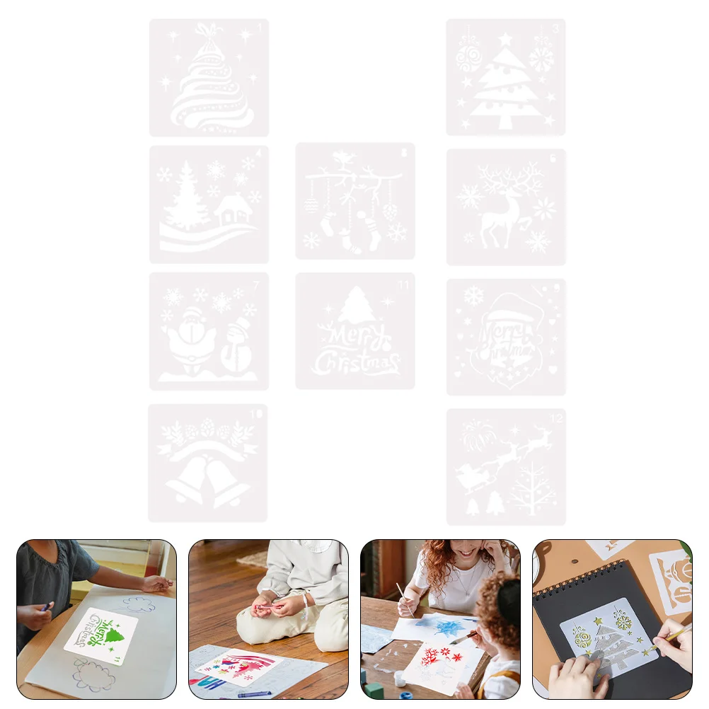Christmas Template Stencils Drawing Paintingkid Stencil Home Decor Gift Tool Hollow Kits Spray Tile Reusable Reindeerornament
Christmas Template Stencils Drawing Paintingkid Stencil Home Decor Gift Tool Hollow Kits Spray Tile Reusable Reindeerornament