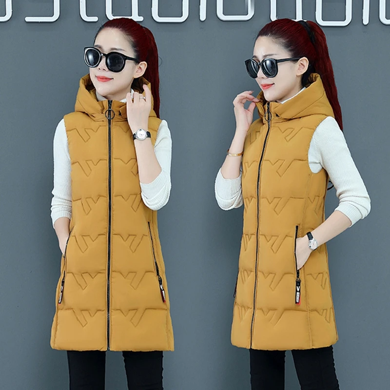 Brieuces Autumn Winter Vest Women Waistcoat 2022 Female Sleeveless Vest Jacket Hooded Warm Long Vest Coat Colete Feminino
Brieuces Autumn Winter Vest Women Waistcoat 2022 Female Sleeveless Vest Jacket Hooded Warm Long Vest Coat Colete Feminino