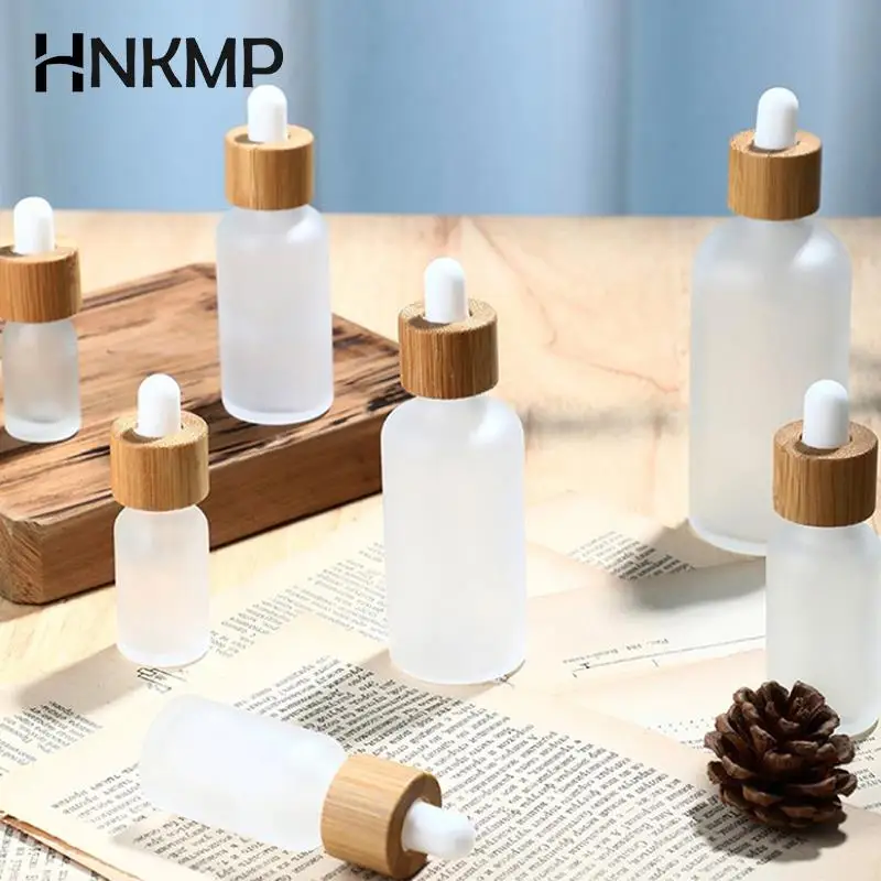

1 X 5ml 10ml 15ml 20ml 30ml 50ml 100ml Frost Glass Dropper Bottle Empty Cosmetic Packaging Container Vials Essential Oil Bottles