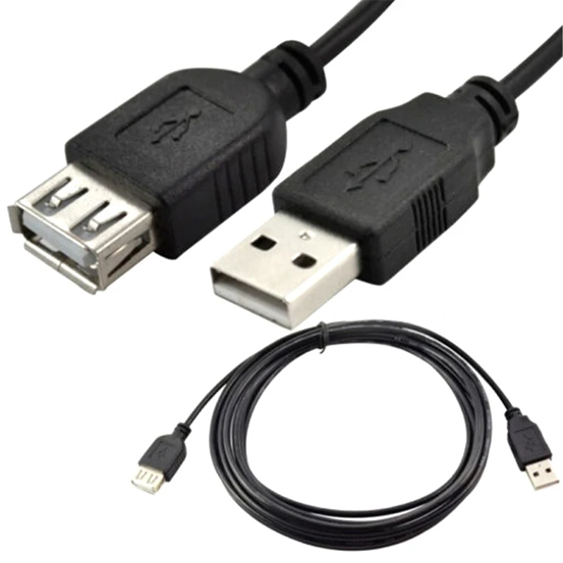 

150/100cm USB Extension Cable Super Speed USB 2.0 Cable Male to Female Extension Charging Data Sync Cable Cord Extender Cord