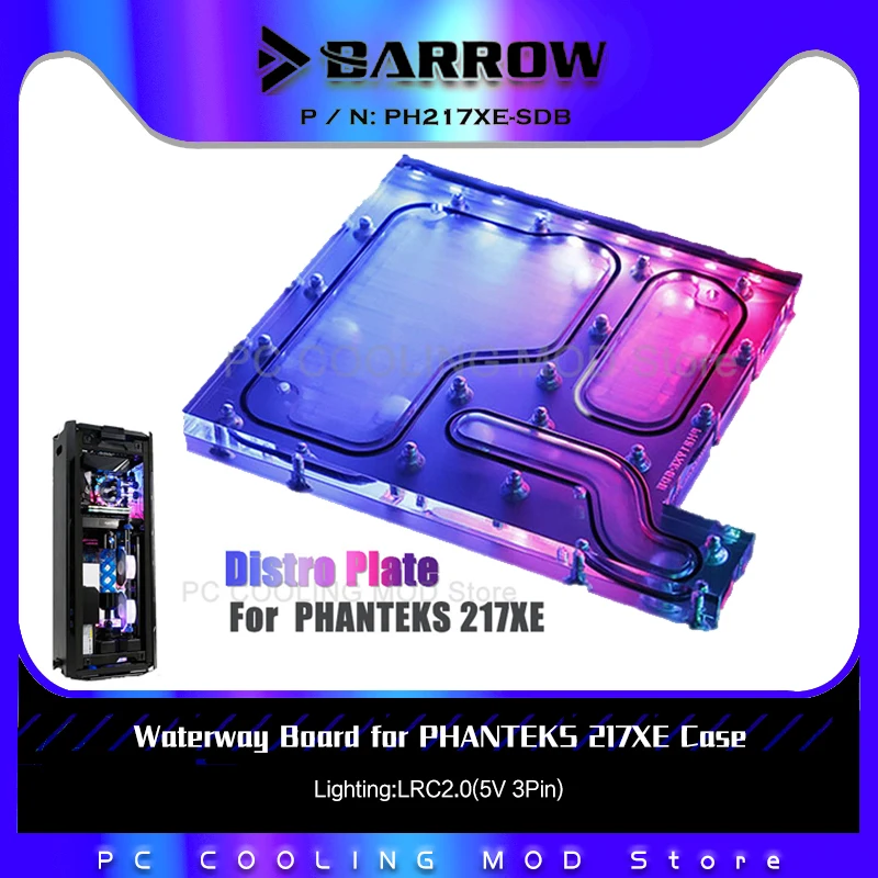 Barrow Front Distro Plate Reservoir For PHANTEKS 217XE Case, MOD PC Water Cooling kit For Computer CPU GPU PH217XE-SDB
Barrow Front Distro Plate Reservoir For PHANTEKS 217XE Case, MOD PC Water Cooling kit For Computer CPU GPU PH217XE-SDB