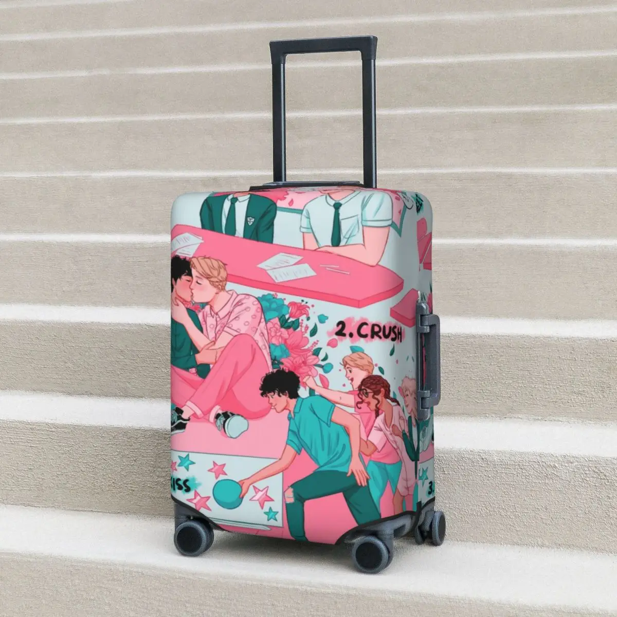 Heartstopper Print Suitcase Cover 5th Anniversary Photographic Cruise Trip Vacation Fun Luggage Supplies Protector
Heartstopper Print Suitcase Cover 5th Anniversary Photographic Cruise Trip Vacation Fun Luggage Supplies Protector