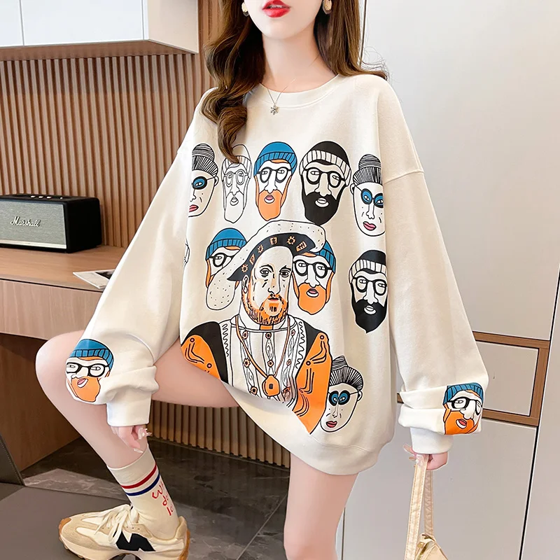 Women Sweatshirt Hoodie Print Pullovers Long Sleeve Korean Dropshipping Harajuku Aesthetic Clothes Winter Clothes Women
Women Sweatshirt Hoodie Print Pullovers Long Sleeve Korean Dropshipping Harajuku Aesthetic Clothes Winter Clothes Women