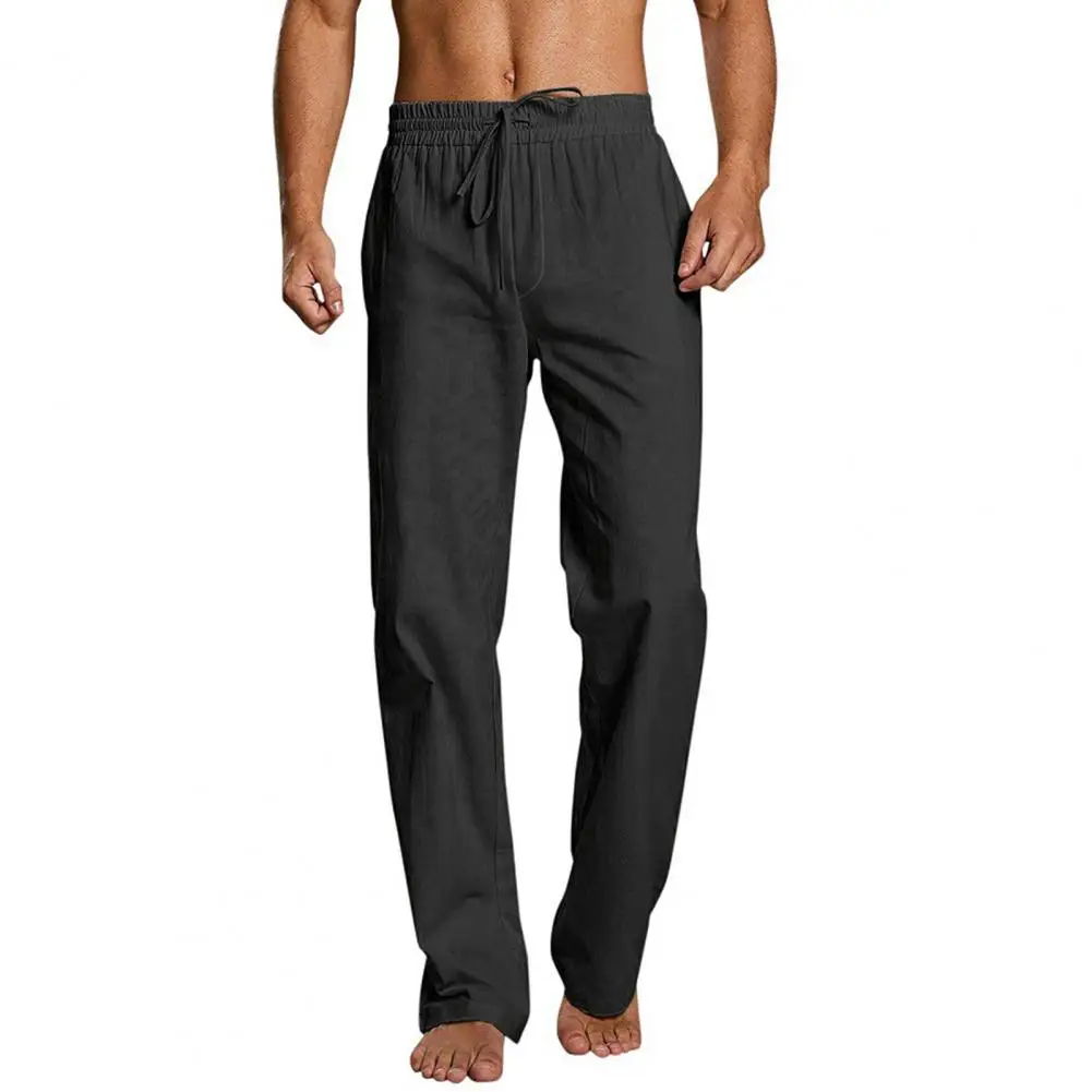 Versatile Solid Color Pants Streetwear Men's Solid Color Wide Leg Pants with Elastic Waistband Drawstring Stylish for Sports
Versatile Solid Color Pants Streetwear Men's Solid Color Wide Leg Pants with Elastic Waistband Drawstring Stylish for Sports