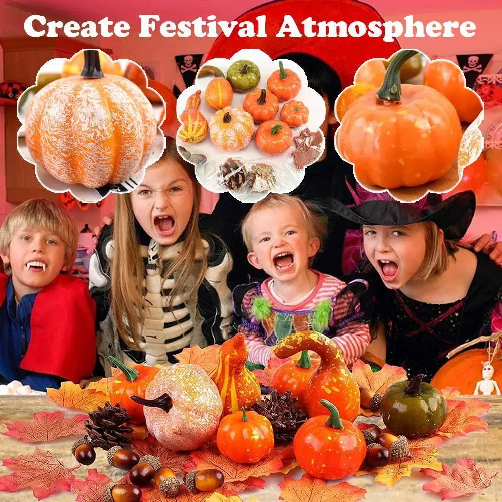 Artificial Pumpkin Halloween Garden Decoration Halloween Acorns Decoration Prop Pumpkin Cones Pine Thanksgiving Pumpkin Z4B1
Artificial Pumpkin Halloween Garden Decoration Halloween Acorns Decoration Prop Pumpkin Cones Pine Thanksgiving Pumpkin Z4B1