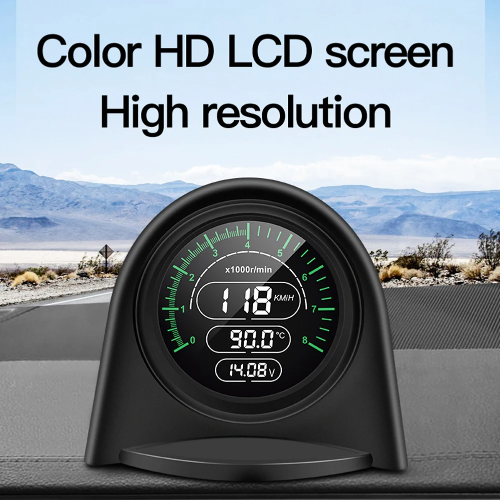 New Cars HUD Digital Speedometer Overspeed Alarm RPM Temp Gauge LCD Display Car Electronics Accessories High Quality
New Cars HUD Digital Speedometer Overspeed Alarm RPM Temp Gauge LCD Display Car Electronics Accessories High Quality