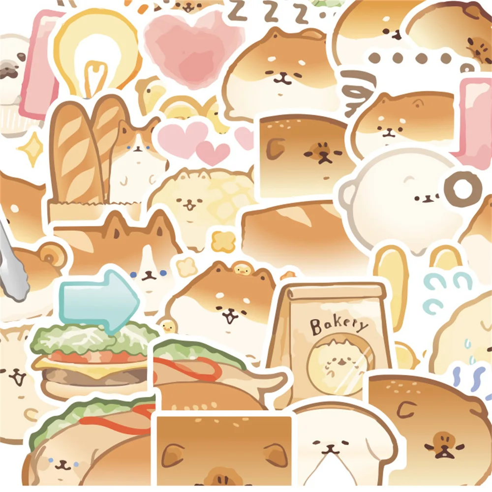 10/30/50PCS Cartoon Bread Dog Exquisite Decal Sticker DIY Graffiti Scrapbook Luggage Laptop Ipad Cute Sticker Wholesale
10/30/50PCS Cartoon Bread Dog Exquisite Decal Sticker DIY Graffiti Scrapbook Luggage Laptop Ipad Cute Sticker Wholesale