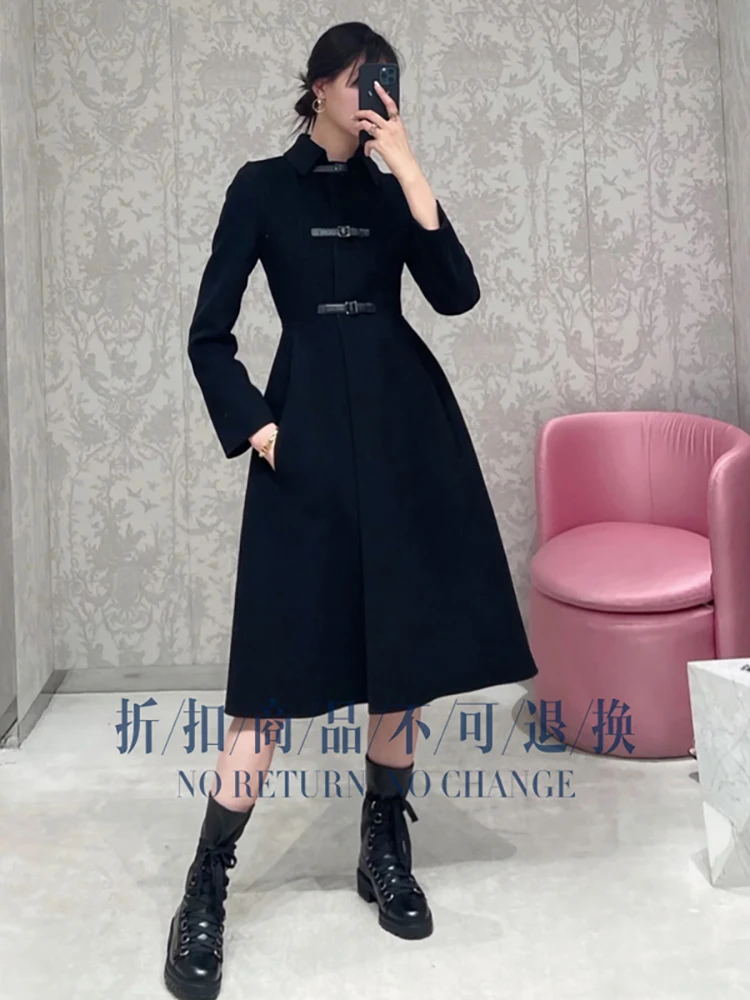 【Provide label】2022 Spring Women Fashion Designer Manual Sewing Solid Color Elegant High Quality Wool Coats
【Provide label】2022 Spring Women Fashion Designer Manual Sewing Solid Color Elegant High Quality Wool Coats