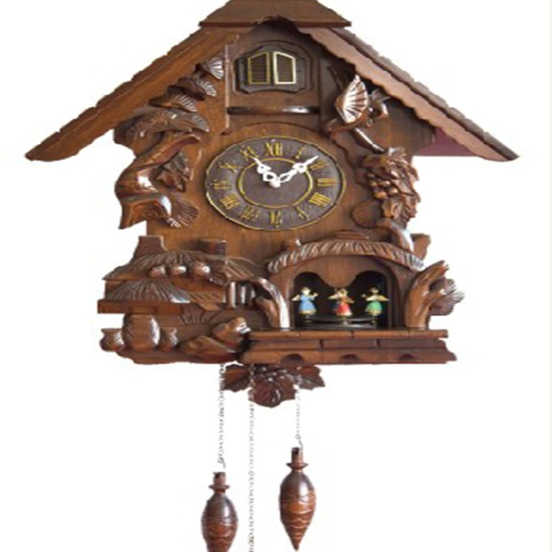 Wooden Cuckoo Wall Clock Creative Nordic Design Quartz Big Home Decoration Modern City Office Art Quartz Analog Living Room 
Wooden Cuckoo Wall Clock Creative Nordic Design Quartz Big Home Decoration Modern City Office Art Quartz Analog Living Room
