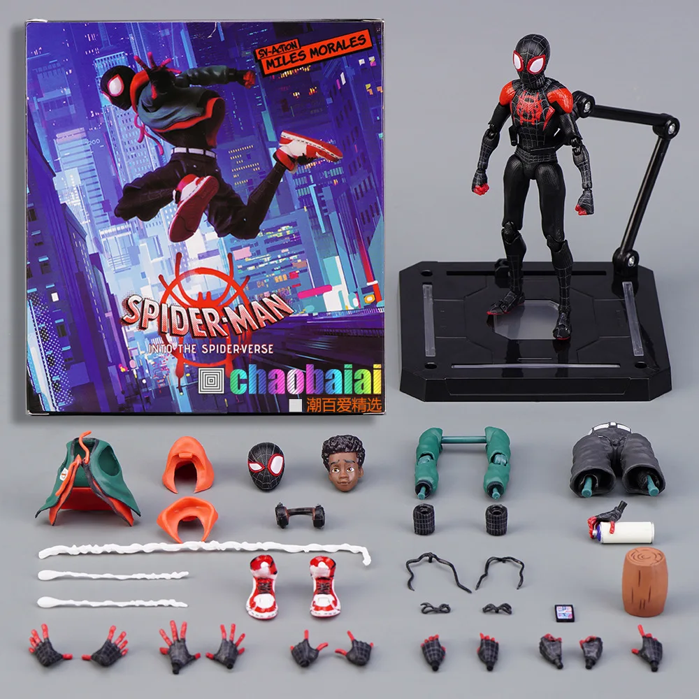 2023 Spiderman Action Figure Across The Spider Verse Anime Marvel Legends Peni Parker Miles Morales Movie Model Kid Toy for Boys 
2023 Spiderman Action Figure Across The Spider Verse Anime Marvel Legends Peni Parker Miles Morales Movie Model Kid Toy for Boys