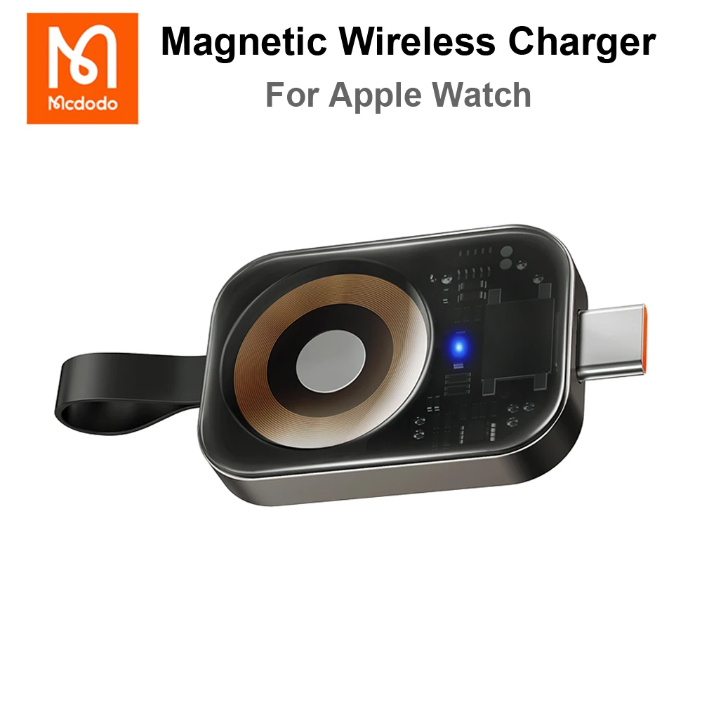 Mcdodo Apple Watch Magnetic Wireless Charge Charger For iWatch Series 8 7 SE 6 5 4 3 Portable Magnet Induction USBC Charging Pad
Mcdodo Apple Watch Magnetic Wireless Charge Charger For iWatch Series 8 7 SE 6 5 4 3 Portable Magnet Induction USBC Charging Pad
