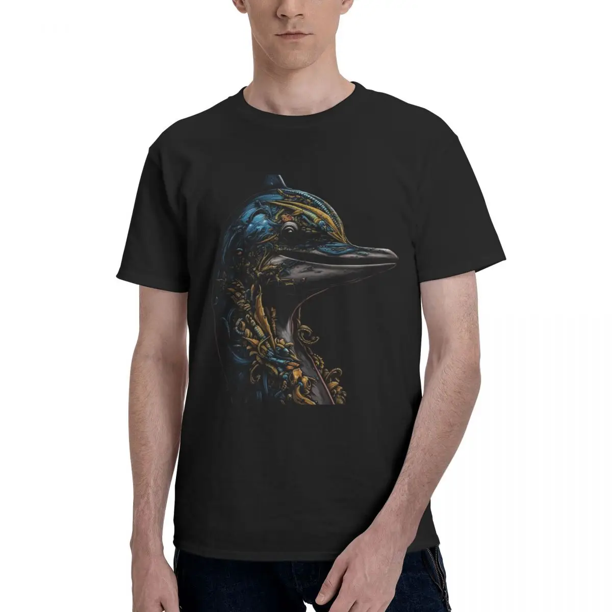 Dolphin Novelty T-Shirts For Man Zombie Portraits Streetwear Custom T-Shirt Couple Tops Original 100% Cotton Top Tees
Dolphin Novelty T-Shirts For Man Zombie Portraits Streetwear Custom T-Shirt Couple Tops Original 100% Cotton Top Tees