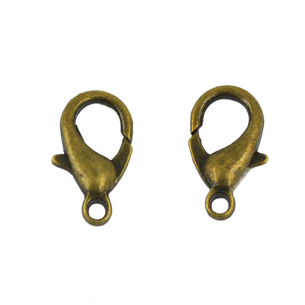 20 шт., застежки-карабины для ювелирных изделий 
20 шт., застежки-карабины для ювелирных изделий