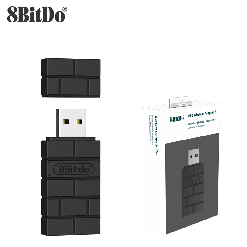 8BitDo USB Wireless Receiver Bluetooth Adapter 2 for PS5 PS4 Xbox Series X/S Controllers for NS Switch Windows Raspberry Pi
8BitDo USB Wireless Receiver Bluetooth Adapter 2 for PS5 PS4 Xbox Series X/S Controllers for NS Switch Windows Raspberry Pi