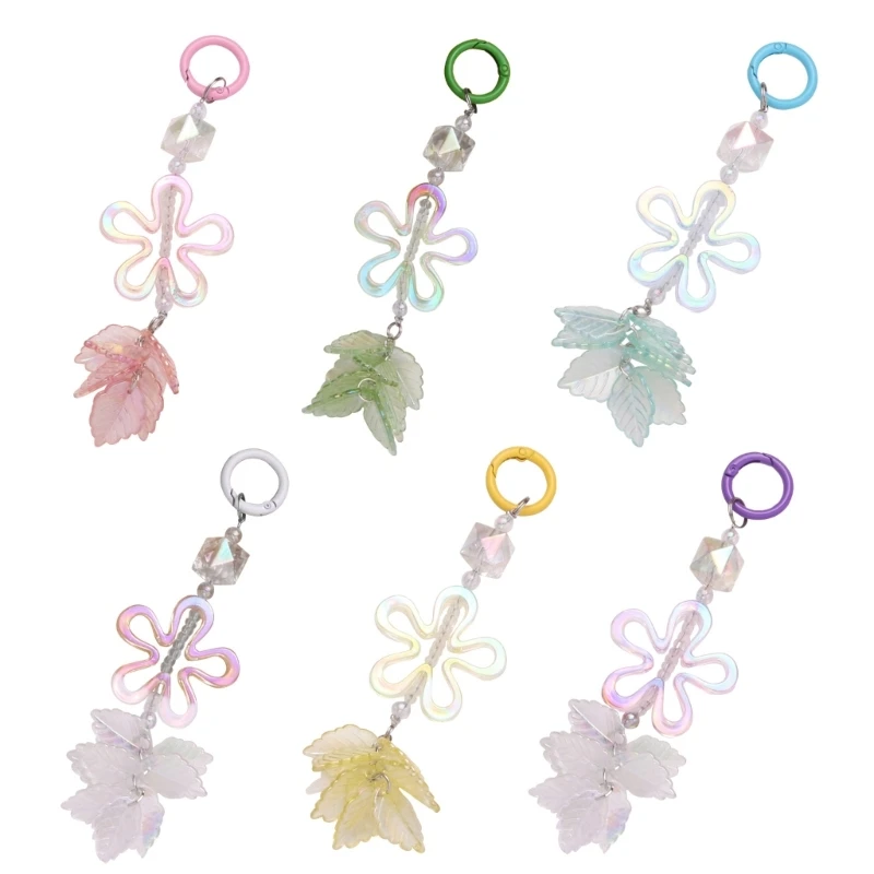 Elegant Floral Keychain Pendant Bag Car Ornament with Five Petals & Leaf Design 264E
Elegant Floral Keychain Pendant Bag Car Ornament with Five Petals & Leaf Design 264E