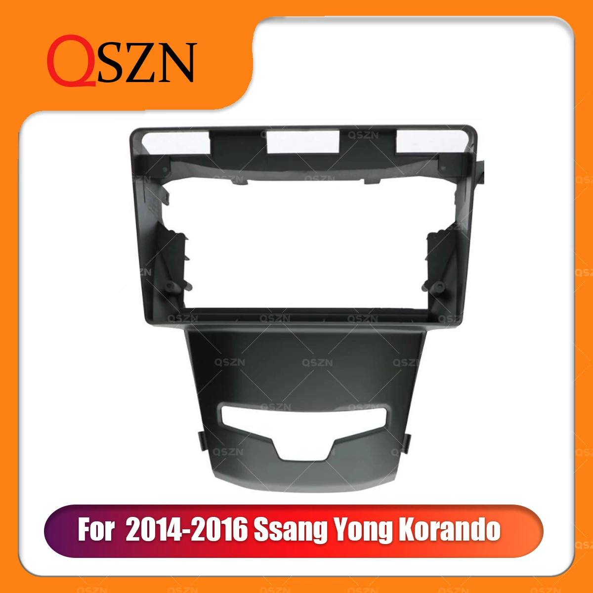 

QSZN 9-дюймовая Автомобильная рама Fascia Для Ssangyong korando 2013-2017 установочный комплект крепления приборной панели 2 Din DVD Stereo