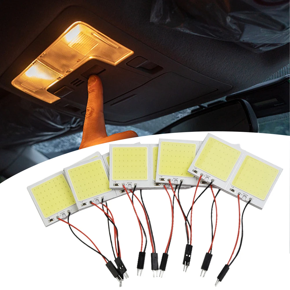 10X White 48SMD COB LED T10 4W 12V Car Interior Panel -Light Dome Lamp Bulb Kit Light Bulbs Car Lighting Accessories
10X White 48SMD COB LED T10 4W 12V Car Interior Panel -Light Dome Lamp Bulb Kit Light Bulbs Car Lighting Accessories