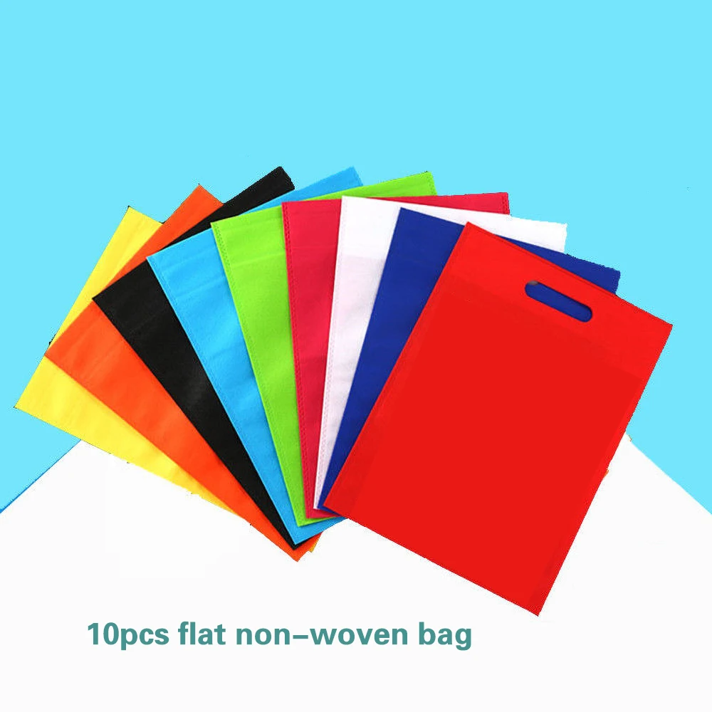 10pcs Non Woven Flat Pocket Eco Bag Gift Bag Shopping Bag For Clothing Accessories Boutique Recyclable Shopping Bag
10pcs Non Woven Flat Pocket Eco Bag Gift Bag Shopping Bag For Clothing Accessories Boutique Recyclable Shopping Bag