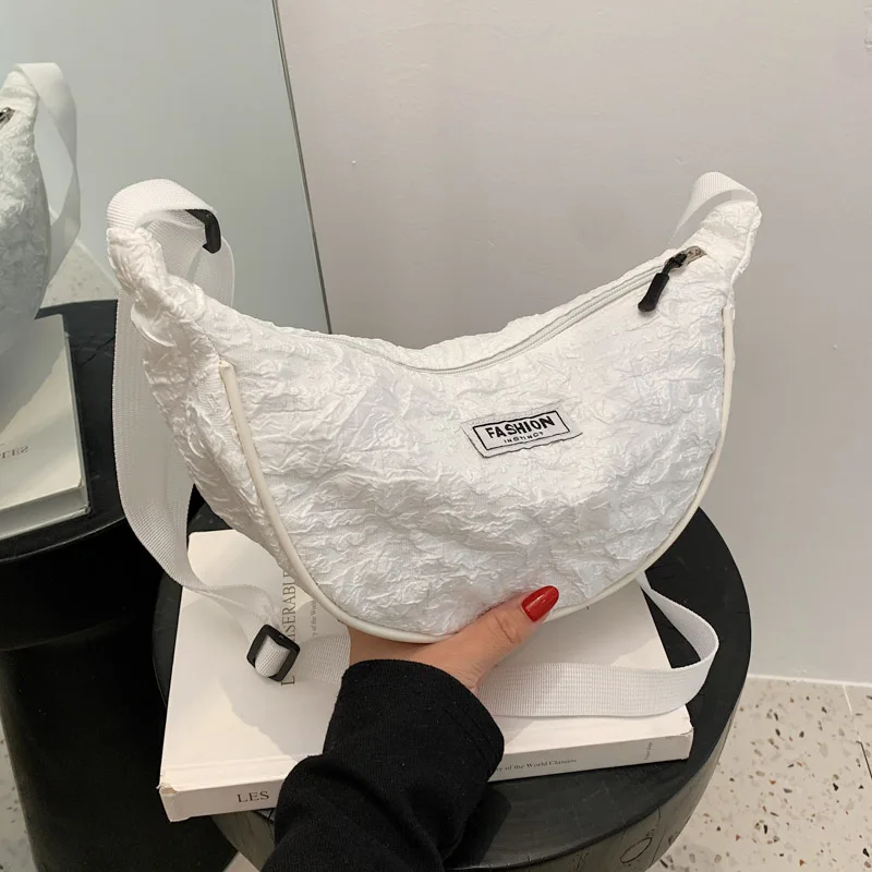 Women Simple Fashion Letters Pleated Embossing Cloth Small Top Handle Tote Ladies Casual Chain Shoulder Handbags Shoulder Bags
Women Simple Fashion Letters Pleated Embossing Cloth Small Top Handle Tote Ladies Casual Chain Shoulder Handbags Shoulder Bags