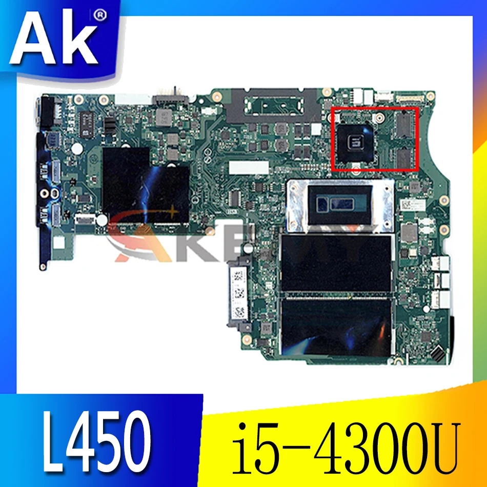 Thinkpad L450 i5-4300U laptop independent graphics card motherboard.FRU 00HT983 00HT985
Thinkpad L450 i5-4300U laptop independent graphics card motherboard.FRU 00HT983 00HT985