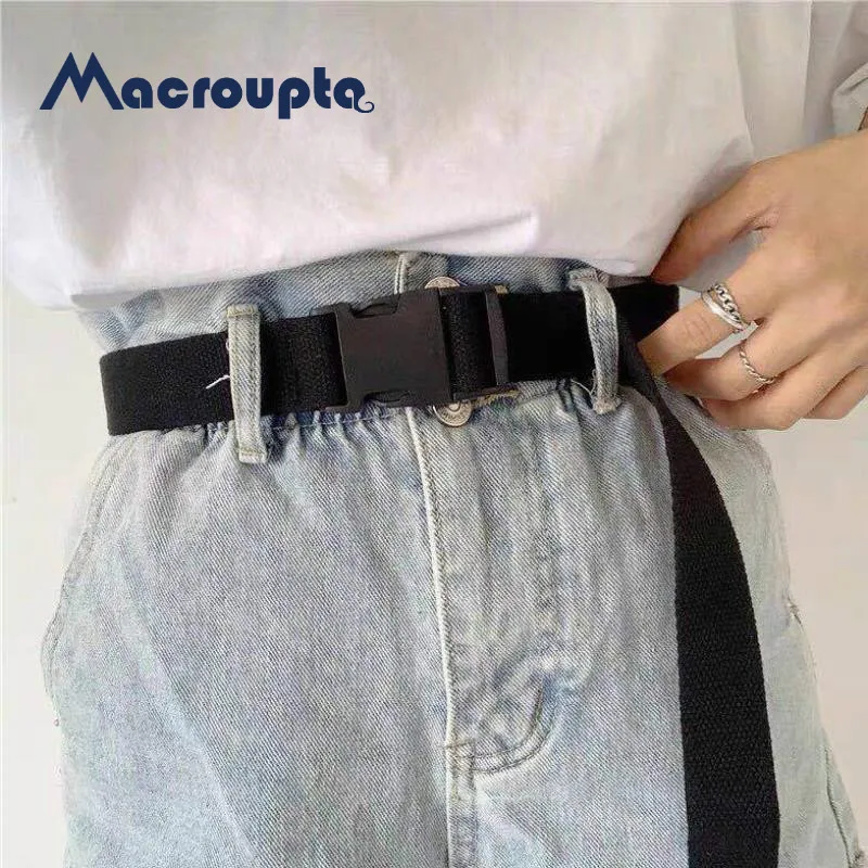 Adults Adjustable All-Match Belt Unisex Korean Style Canvas Belts Vintage Plastic Buckle Elastic Solid Color Long Waistband
Adults Adjustable All-Match Belt Unisex Korean Style Canvas Belts Vintage Plastic Buckle Elastic Solid Color Long Waistband