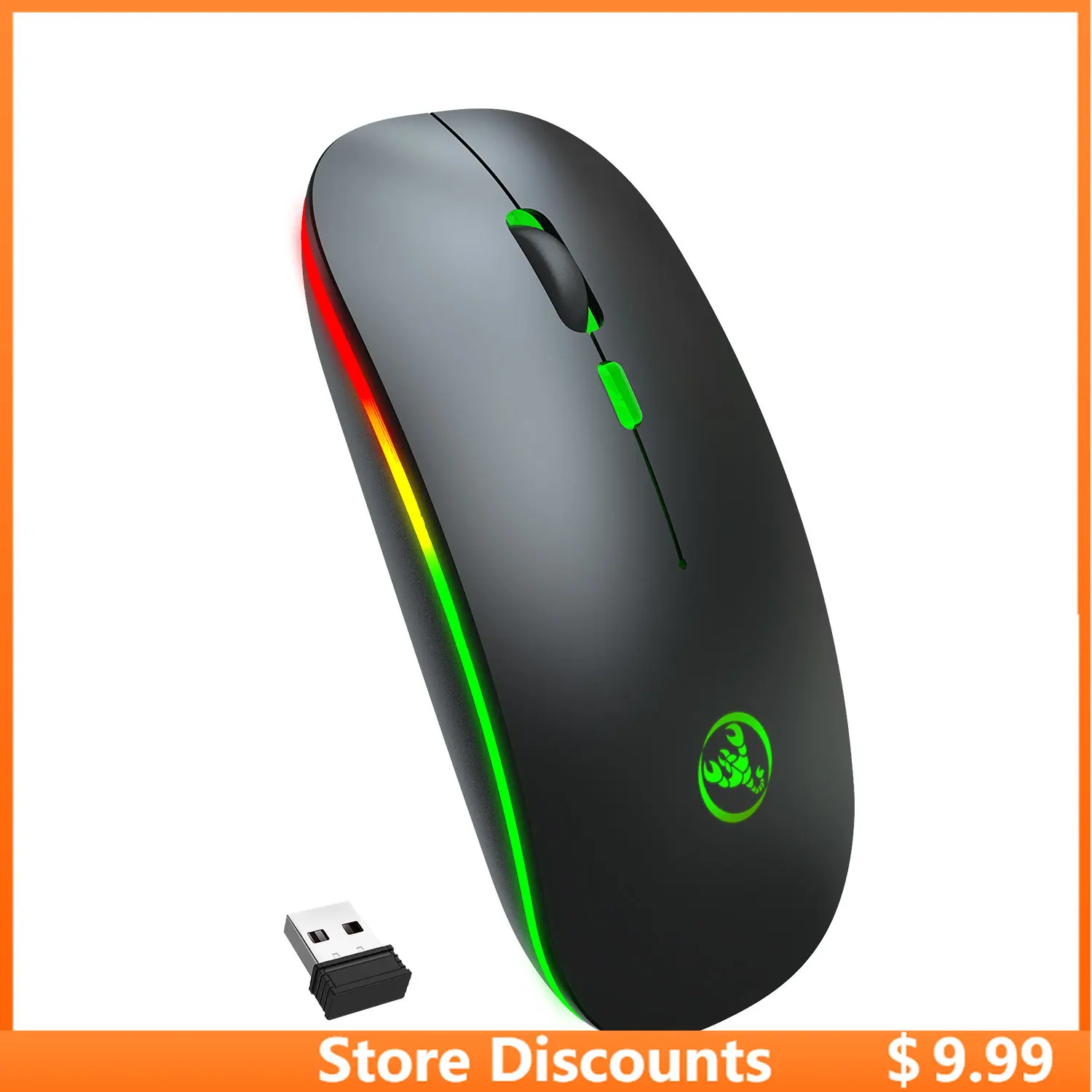 T18 Bluetooth 5.1 2.4G Mute Mouse Dual Mode Optional 1600 DPI Rechargeable Silent Wireless Mouse for Mac Book
T18 Bluetooth 5.1 2.4G Mute Mouse Dual Mode Optional 1600 DPI Rechargeable Silent Wireless Mouse for Mac Book