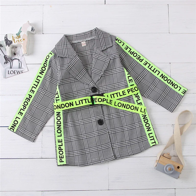 2020 Newborn Infant Baby Girls Boys Autumn Winter Jacket Coat Tops Long Sleeve Single Breasted Plaid Cardigan Letter Belt Coat
2020 Newborn Infant Baby Girls Boys Autumn Winter Jacket Coat Tops Long Sleeve Single Breasted Plaid Cardigan Letter Belt Coat