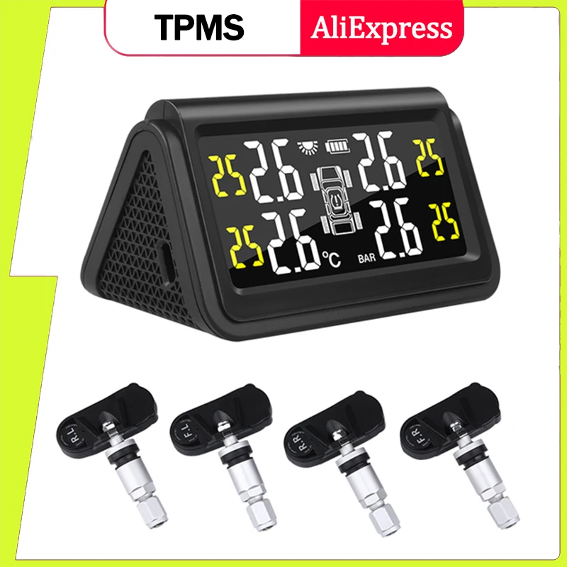 2022 New TPMS Car Tire Pressure Monitoring Intelligent System Solar Power Digital Display Auto Alarm Monitor 4 Sensors
2022 New TPMS Car Tire Pressure Monitoring Intelligent System Solar Power Digital Display Auto Alarm Monitor 4 Sensors