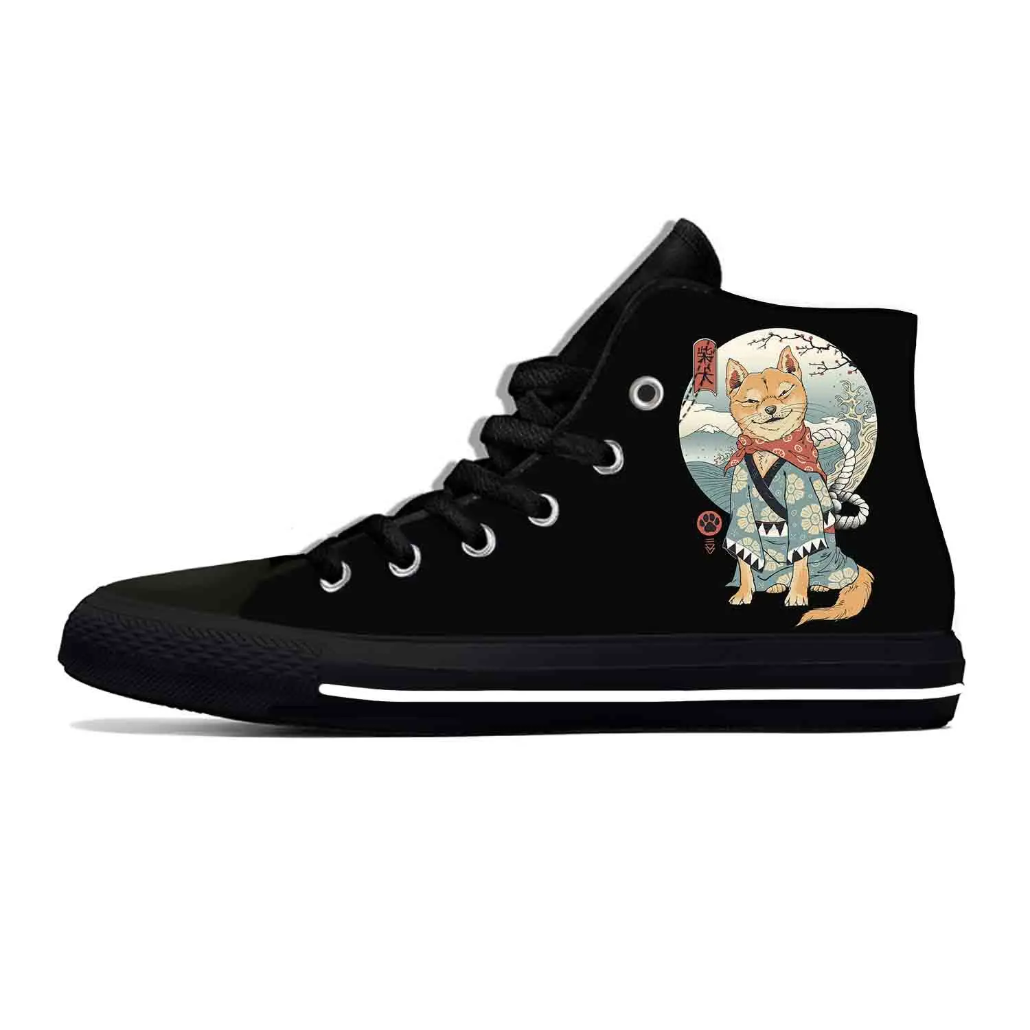 Japanese Anime Cartoon Manga Samurai Shiba Inu Casual Cloth Shoes High Top Lightweight Breathable 3D Print Men Women Sneakers
Japanese Anime Cartoon Manga Samurai Shiba Inu Casual Cloth Shoes High Top Lightweight Breathable 3D Print Men Women Sneakers