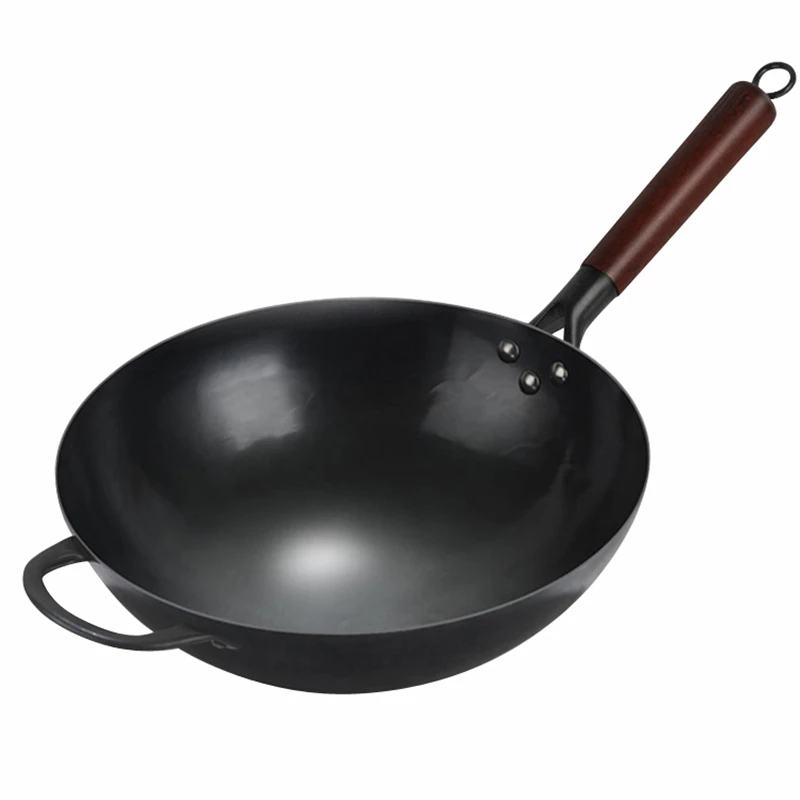 Chinese Frying pan old style manual forging iron pan non stick no coating pan flat bottom gas induction cooker general purpose
Chinese Frying pan old style manual forging iron pan non stick no coating pan flat bottom gas induction cooker general purpose