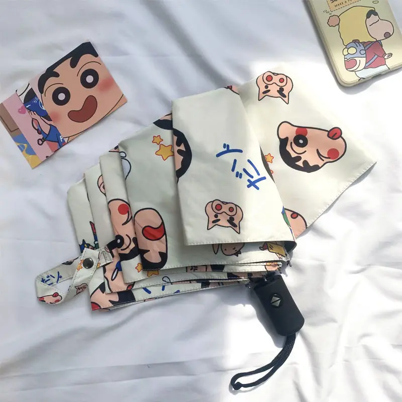Crayon Shin-Chan мультфильм полностью автоматический зонт для защиты от солнца или дождя кавайный аниме фотозонт
Crayon Shin-Chan мультфильм полностью автоматический зонт для защиты от солнца или дождя кавайный аниме фотозонт