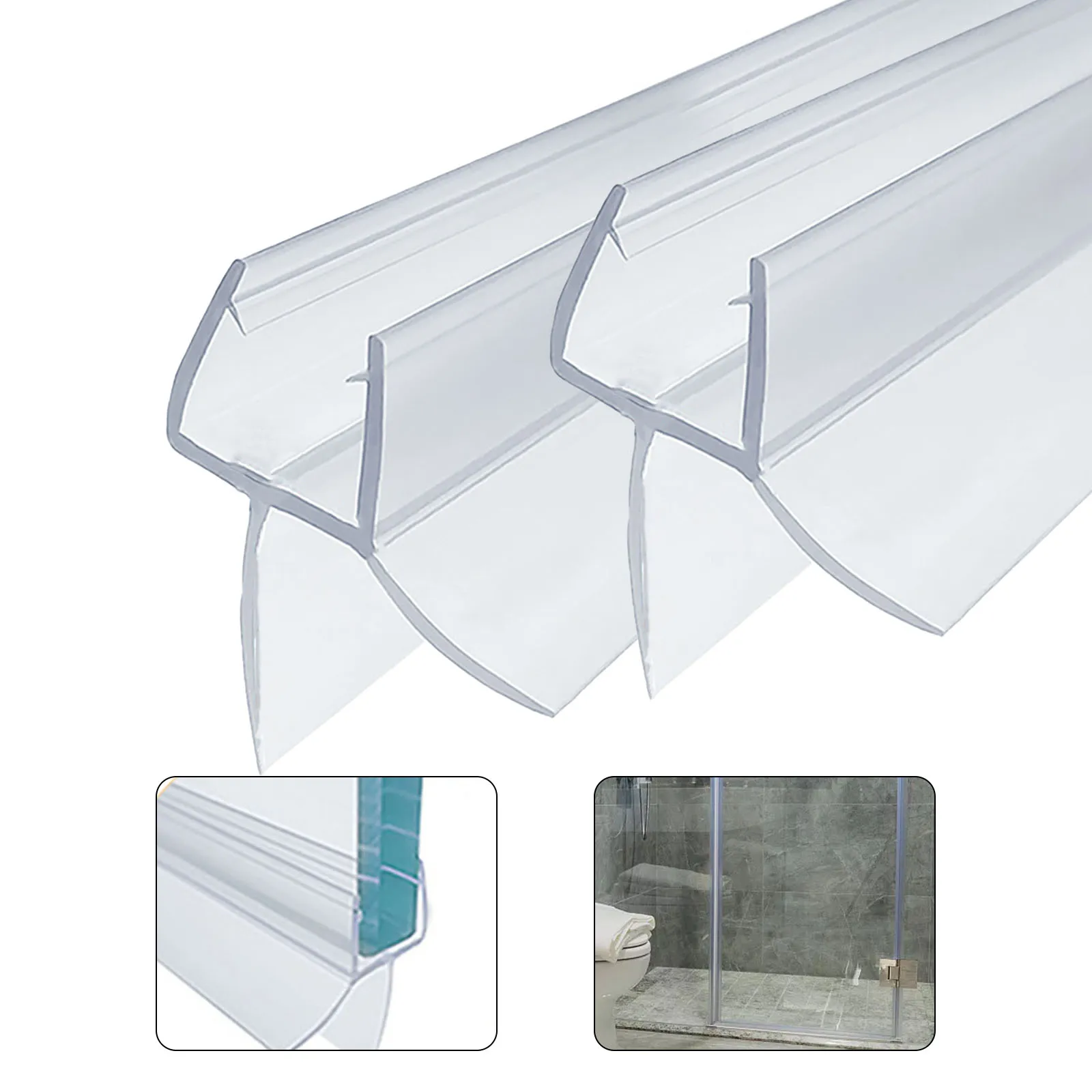 2pcs Shower Bathroom Water Stopper Silicone Retaining Strip Water Shower Dam Flood Barrier Dry And Wet Separation Blocker
2pcs Shower Bathroom Water Stopper Silicone Retaining Strip Water Shower Dam Flood Barrier Dry And Wet Separation Blocker