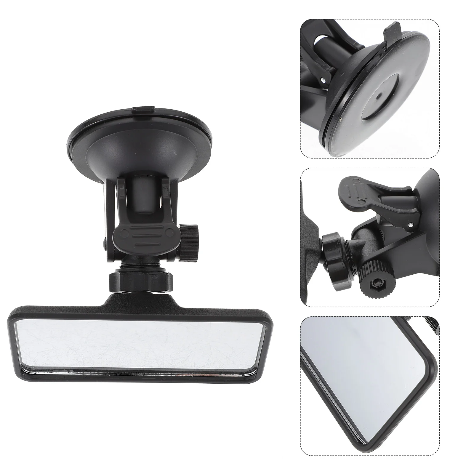 

Square 120*60mm ABS 360 Adjustable Degree Wide Back Side Format Mirrors Blind Spot Mirror for Parking Auxiliary Rearview Mirror