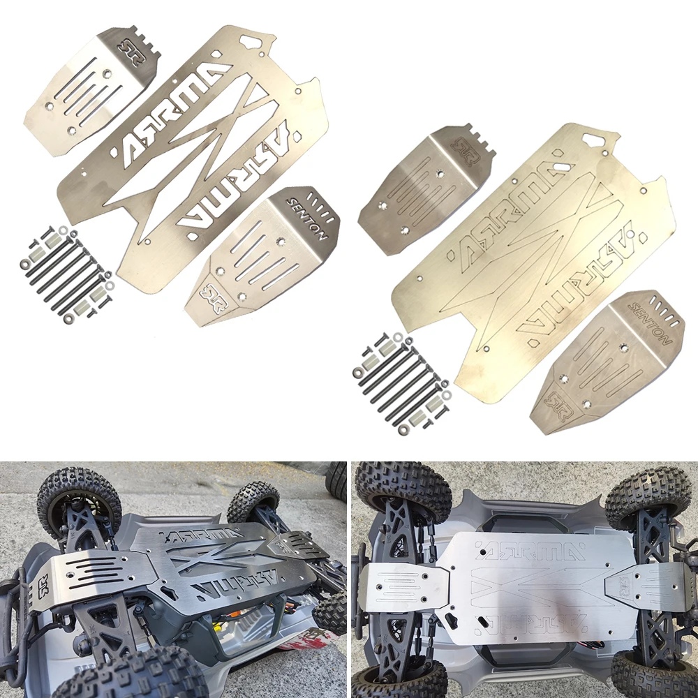 GPM ARRMA 1/10 4WD SENTON 4X4 3S BLX бесщеточный короткий кустарный грузовик ARA4303V3 металлический корпус из нержавеющей стали Защитная панель
GPM ARRMA 1/10 4WD SENTON 4X4 3S BLX бесщеточный короткий кустарный грузовик ARA4303V3 металлический корпус из нержавеющей стали Защитная панель