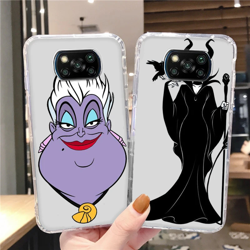 Disney Villain Queen Art Phone Case For Xiaomi Mi Poco X4 X3 NFC X2 F4 F3 GT M5 M5s M4 M3 Pro C40 C3 5G Transparent Cover
Disney Villain Queen Art Phone Case For Xiaomi Mi Poco X4 X3 NFC X2 F4 F3 GT M5 M5s M4 M3 Pro C40 C3 5G Transparent Cover