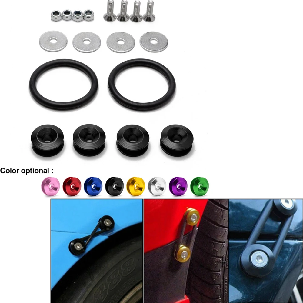 

JDM Quick Release Fasteners are ideal for front bumpers rear bumpers and trunk / hatch lids