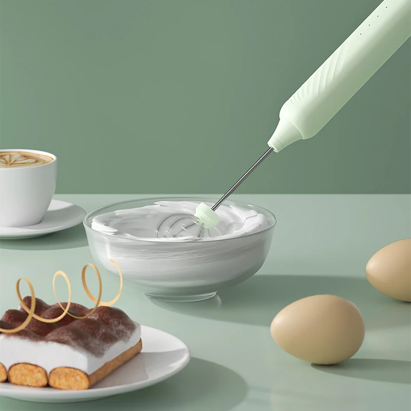 Egg Beater Electric Handheld Rotary Egg Whisk Coffee Frothing Wand Cappuccino Frother Mixer USB Portable Kitchen Tools 1 PCS
Egg Beater Electric Handheld Rotary Egg Whisk Coffee Frothing Wand Cappuccino Frother Mixer USB Portable Kitchen Tools 1 PCS