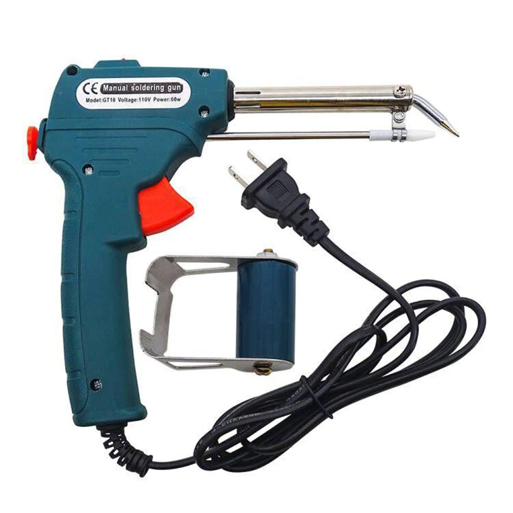 Portable 60W Electric Soldering Irons 220V 50HZ 430°C 806°F Welding J Torch Set Manual Feeding Solder Gun External Heat
Portable 60W Electric Soldering Irons 220V 50HZ 430°C 806°F Welding J Torch Set Manual Feeding Solder Gun External Heat