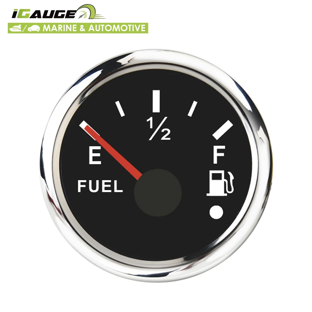 2-1/16" 52 mm High Quality Stainless Steel Rim Black Face Marine Yacht Boat Ship Waterproof Fuel Level Gauge
2-1/16" 52 mm High Quality Stainless Steel Rim Black Face Marine Yacht Boat Ship Waterproof Fuel Level Gauge