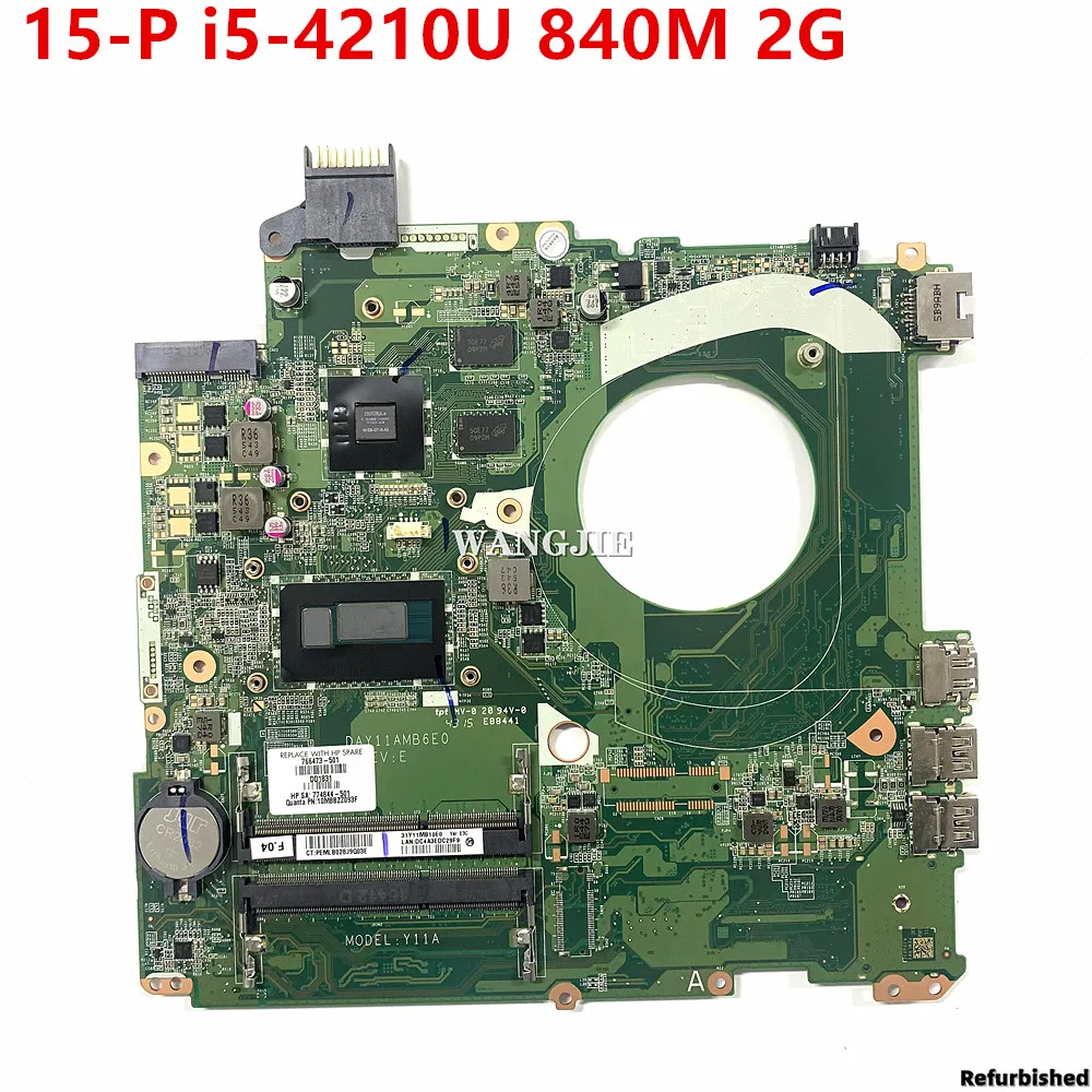 2023 восстановленная материнская плата для ноутбука HP Pavilion 15-P 15T-P000 766473-001 766473-501 766473-601 DAY11AMB6E0 i5-4210U 840M 2G
2023 восстановленная материнская плата для ноутбука HP Pavilion 15-P 15T-P000 766473-001 766473-501 766473-601 DAY11AMB6E0 i5-4210U 840M 2G