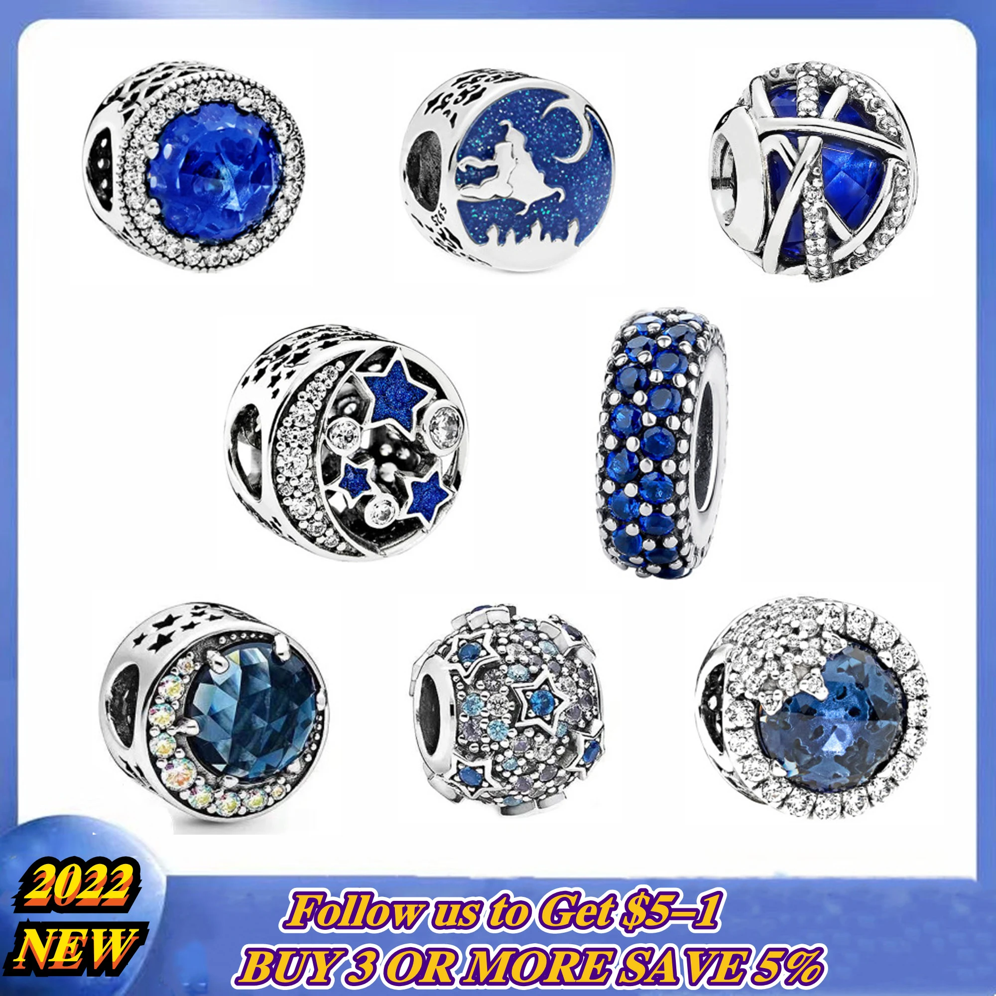S925 Sterling Silver Heart Circular Beads Original Pandora Bracelet Charm For Women DIY Fashion Jewelry Making Blue
S925 Sterling Silver Heart Circular Beads Original Pandora Bracelet Charm For Women DIY Fashion Jewelry Making Blue
