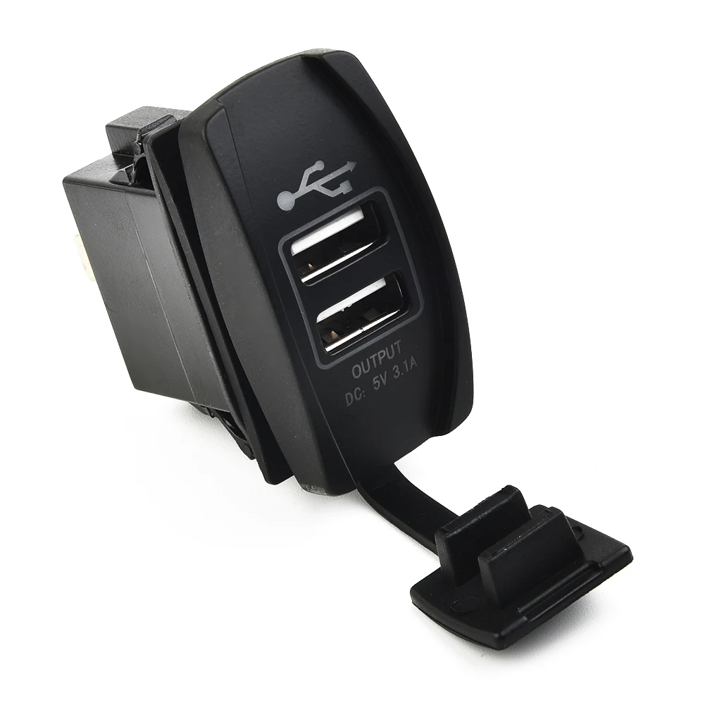 Dual USB 3.1 Power Charger Car Boat Rocker Switch Truck SPST Black Button Mounting Rocker Switch Power Switches Blue LED Light
Dual USB 3.1 Power Charger Car Boat Rocker Switch Truck SPST Black Button Mounting Rocker Switch Power Switches Blue LED Light