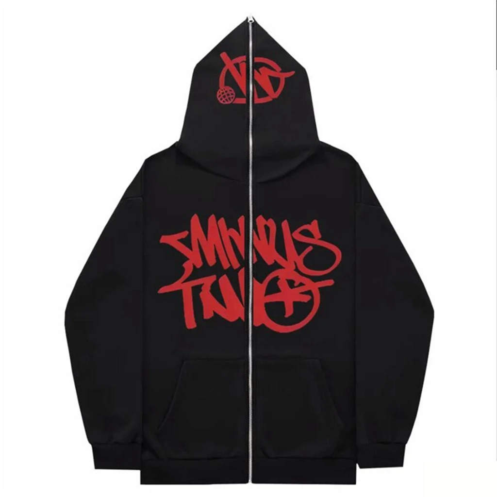Kpop American High Street Hip Hop China-Chic Printed Zipper Guards New Fashion Brand Fashion Versatile Hoodies for Men and Women
Kpop American High Street Hip Hop China-Chic Printed Zipper Guards New Fashion Brand Fashion Versatile Hoodies for Men and Women