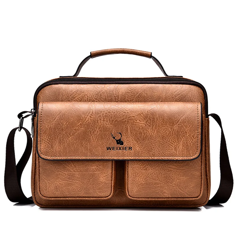 

Повседневная мужская сумка, Наплечные Сумки из искусственной кожи, мужской портфель, сумка, сумка для ноутбука, Мужские портфели, деловая сумка-тоут для офиса, сумка
