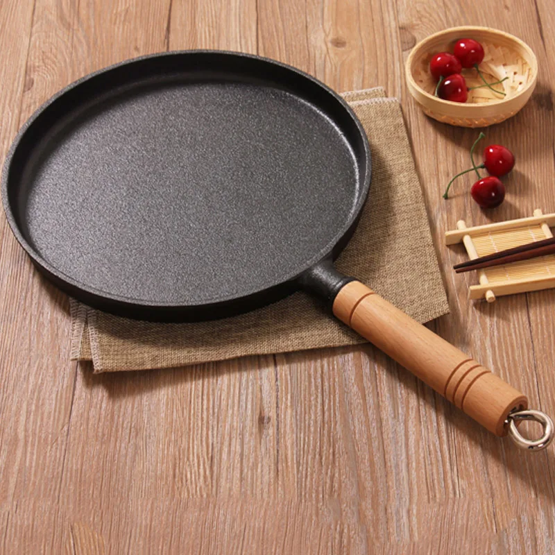 26cm Thickened Cast Iron Non-stick Frying Pan Layer-cake Cake Pancake Crepe Maker Flat Pan Griddle Breakfast Omelet Baking Pans
26cm Thickened Cast Iron Non-stick Frying Pan Layer-cake Cake Pancake Crepe Maker Flat Pan Griddle Breakfast Omelet Baking Pans